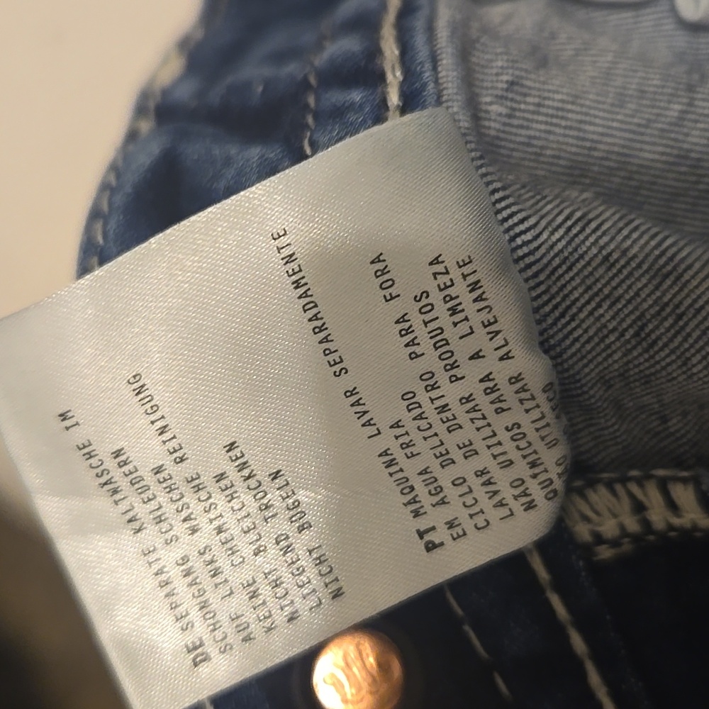 💥✨️Miss Me Dark Blue Jeans with Gold Embellishments - Picture 8 of 8